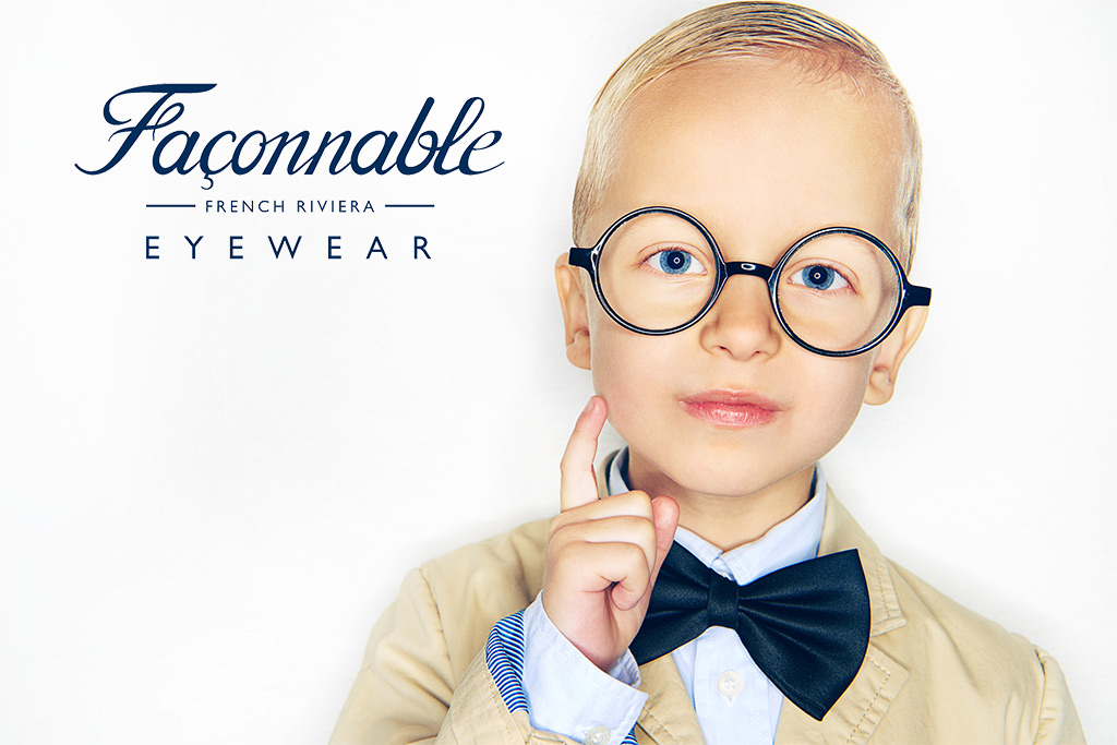 Retrouvez dans votre magasin d’optique à Liège JOSSA, la collection de lunettes pour enfants et juniors FACONNABLE.