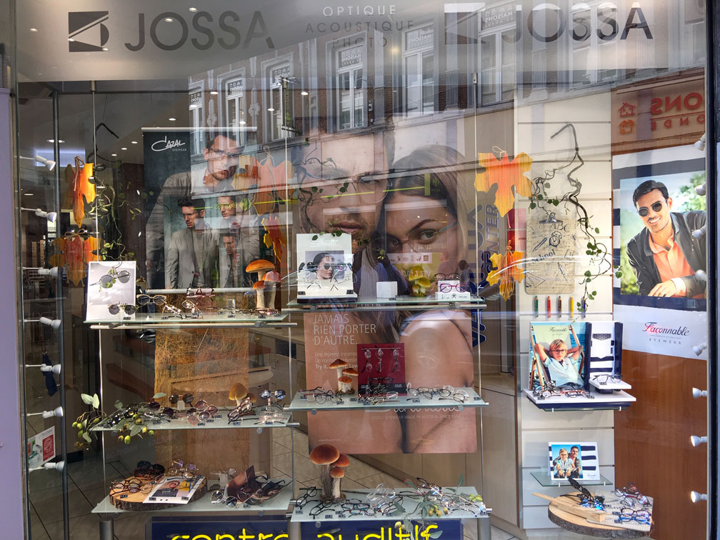 Optique Jossa, une nouvelle vitrine entièrement relookée aux couleurs de l’automne ! 🥰🍂