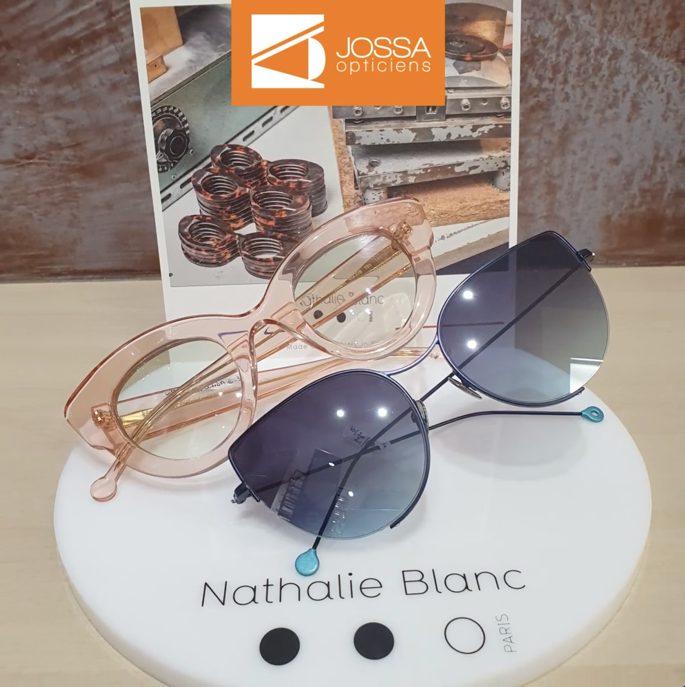 La marque Nathalie Blanc est une véritable ambassadrice du design en matière de lunettes.